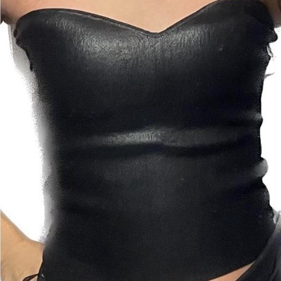 strapless zara corset top - Picture 3 of 3